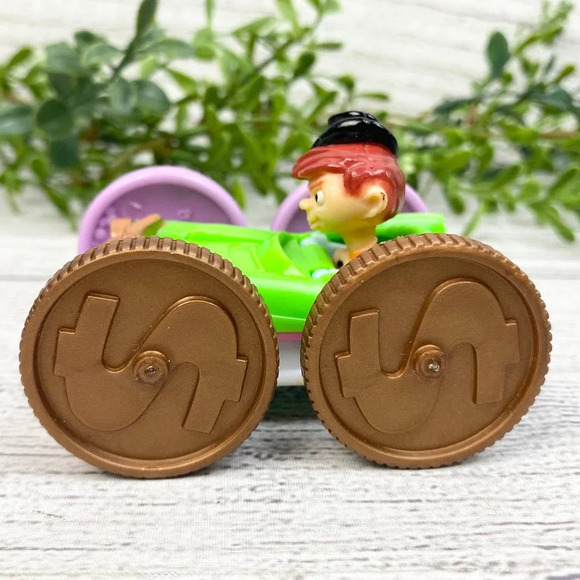 Vintage 1990 Warner Bros. Kids Meal Tiny Toons Two Sided Soap Box Derby Toy - Picture 6 of 9